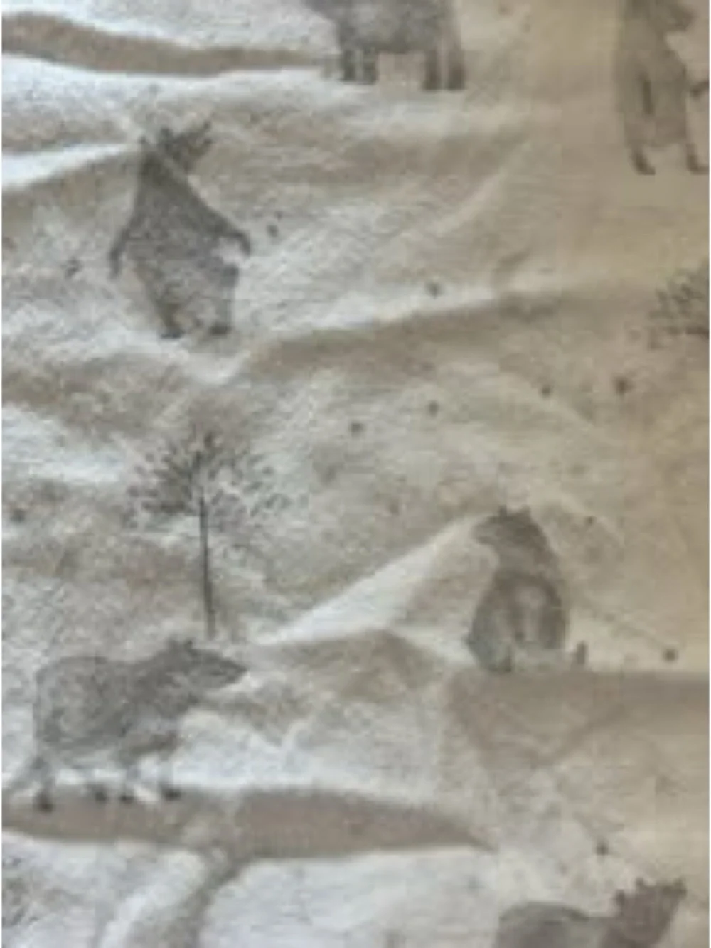 PB Baby organic flannel crib fitted sheets. Bears, forest, constellation print
